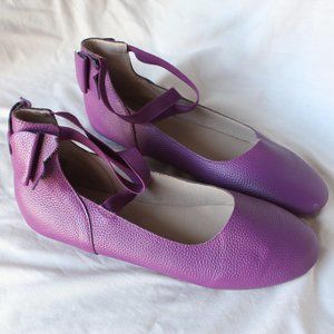Monkey Feet Ballet Flats with ankle strap
